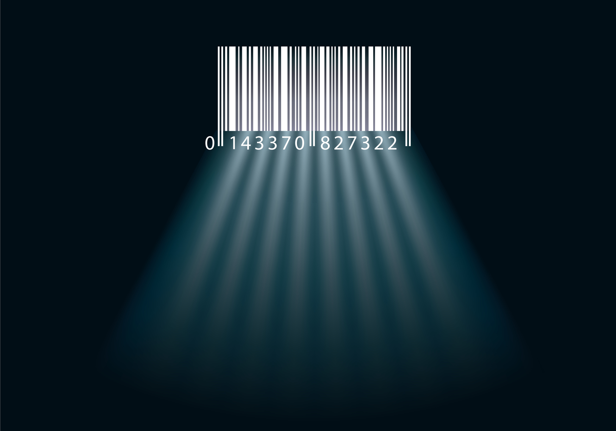 Barcode resembling jail cell bars